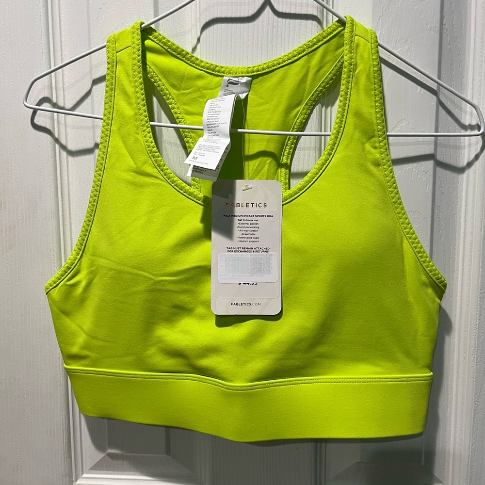 Fabletics mila medium impact sports bra